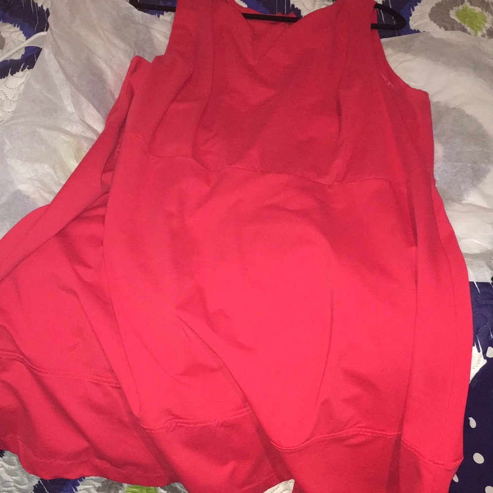 Work Dress in Burnt orange